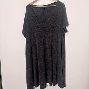 Torrid Gray Short Sleeve sweater dress size 3